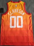 NBA 00 Clarkson Utah Jazz 2018-19 city Maillot orange